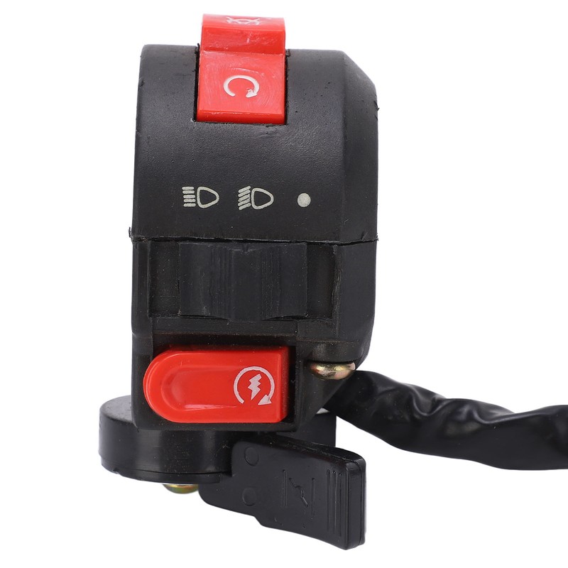 7wires 22mm Left Side Handlebar Kill Start Light Switch Choke