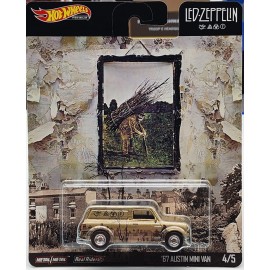 HOT WHEELS 2019 POP CULTURE SERIES LED-ZEPPELIN '67 AUSTIN MINI VAN REAL RIDERS!