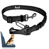 SlowTon Dog Seat Belt, Adjustable Dog Safety Belt Leash, 2