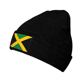 ROSIHODE Jamaica Flag Jamaican Beanie Hat Funny Sleep Cap Headwear Hats Neck Gaiter Headscarf for Women Men