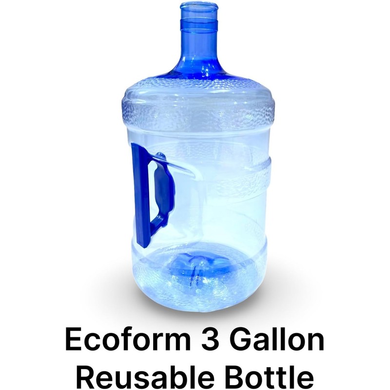 EcoForm 3 Gallon Water Jug with Silicone Cap - Reusable
