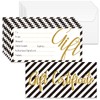 Doodlream 40 Sets Gift Certificate for Business, Blank Gift Cards