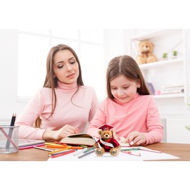 HEYINSHEN Graduation Gifts of Class of 2025 Kindergarten Graduation Gift for Son Daughter Pre-K Graduation Gifts for Daughter Son Bear Animal Keepsake Paperweight Graduation Supplies