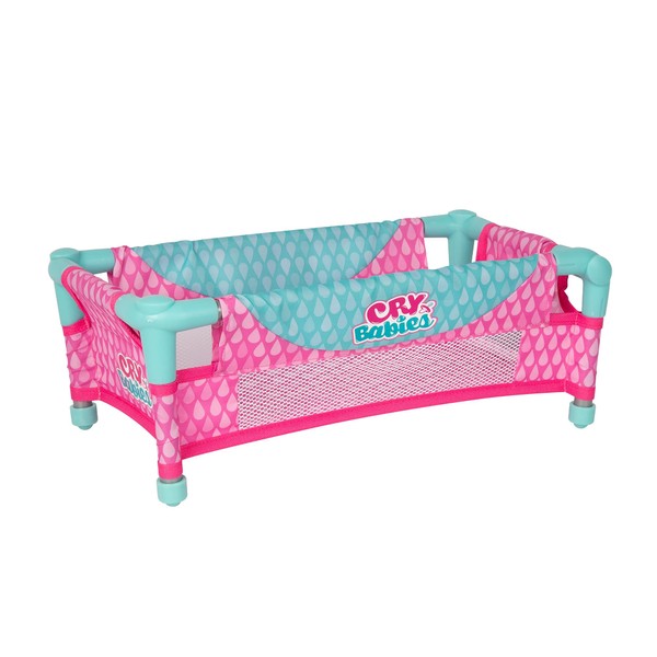 Cry Babies 93645IM Cot Bed Pink