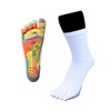 TOETOE - HEALTH - Reflexology Toe Socks (UK 3-8.5 |