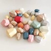 Colorful Stacking Stone Building Blocks Educational Toys Cognitive Old People