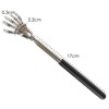 TRIXES Back Scratcher with Extendable Telescopic Handle - Stainless Steel