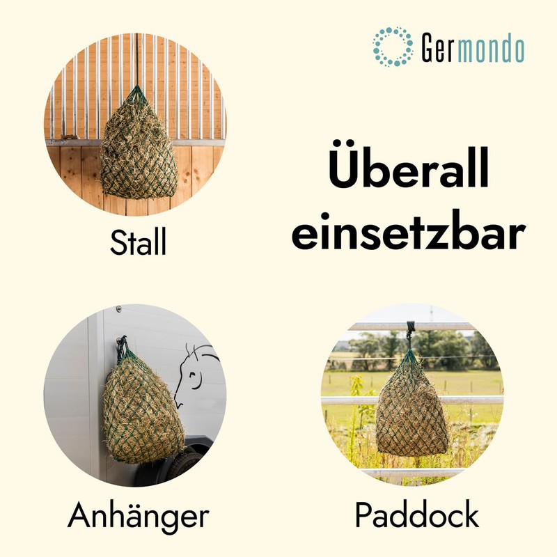 Germondo 2 x Hay Net for Horses (70 x 50