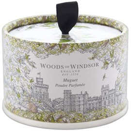 Woods Of Windsor Lily Of The Valley Body Dusting Powder With Puff for Women, 3.5 Ounce