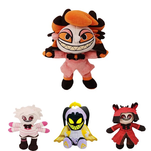 HYDTQCL Hazbin Hotel Plush, New Hazbin Hotel Anime Plush Toy,
