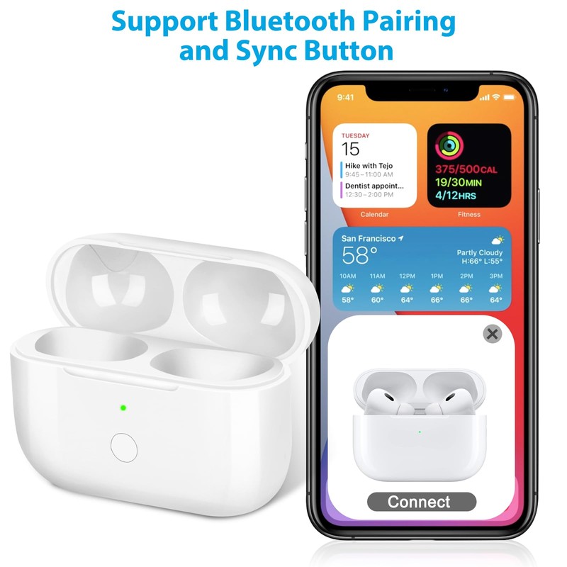 RAVIAD Upgraded Wireless Charging Case Compatible with AirPods Pro 1/2