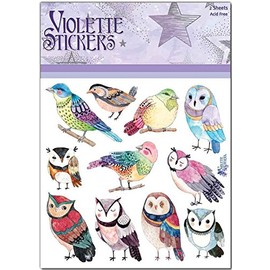 Violette Stickers Owls and Birds