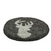 Lana Stag Trivet Felt Handmade Black cilio