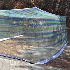 Blue Sol Special Outdoor Square Mosquito Net (14-15 Person) Made in Korea