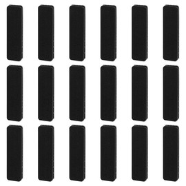 UFURMTAE Magnetic Curtain Closure, 18 Pairs Self-Adhesive Blackout Blind Magnets Curtain Fixing Clips to Hold Curtains Closed (Black)