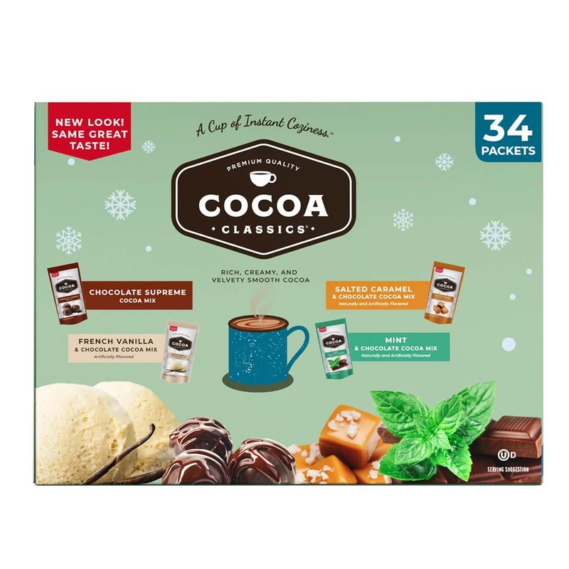 Hot Cocoa Mix Variety Pack | (34 - Count)