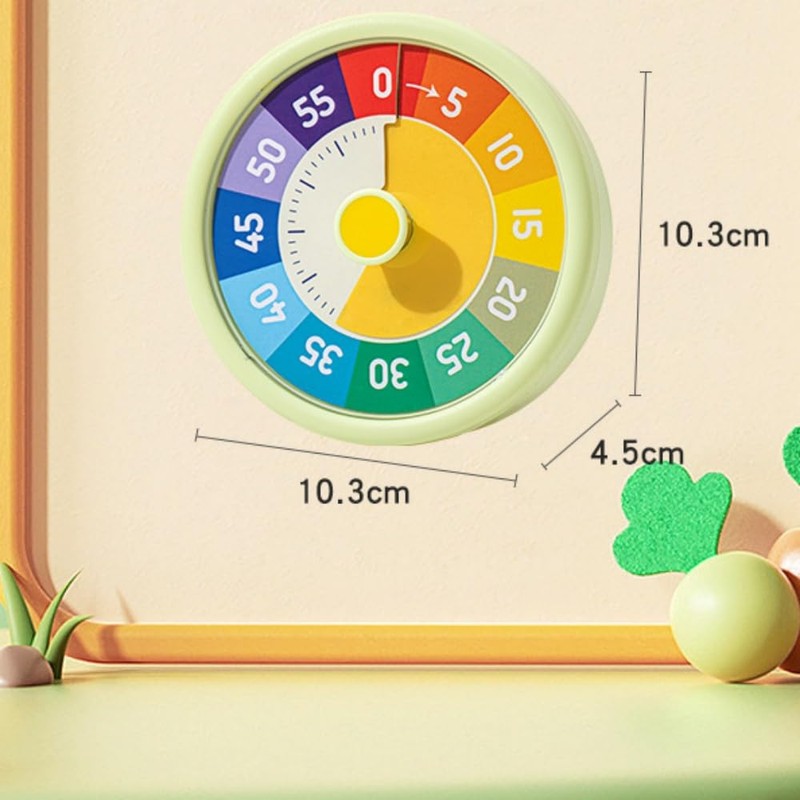 Visual Timer for Kids, 60-Minute Countdown Timer for Classroom Office