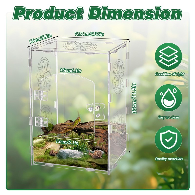 30 x 20 x 15 cm Jumping Spider Run Accessories