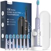 Sonic Electric Toothbrush for Adults and Kids - Sonic Toothbrushes with 8 Tooth Brush Replacement Head and 5 Brushing Modes, 120 Days of Use with 3-Hour Fast Charge, 2 Minute Smart Timer