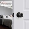 Haidms 8 Packs Oil-Rubbed Bronze Interior Door Knobs, Door Knobs