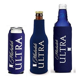 Michelob Ultra Beer Slim Line Can 12 oz & 16 oz Bottle Cooler Huggie Coolie Variety Pack