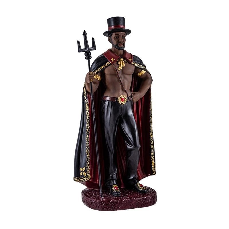 DRW Exu Orisha Guardian of Communication Hand Painted Resin Figurine