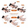 Lecute Fortalecedor Dedos Mano Agarre Entrenamiento Rehabilitacion