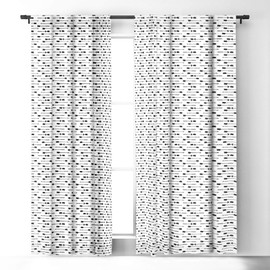 Deny Designs Emanuela Carratoni Vintage Boho Arrows Blackout Window Curtain, 50" x 84"