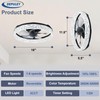 Depuley Ceiling Fans with Lights and Remote: 16" Modern Low