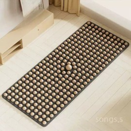 발지압판 마사지 원목 지압발판 패드 나무 원형 [G. 직사각형 마사지 볼 40x100c] Foot Pressure Plate Massage Wooden Acupressure Foot Pad Round [G. Rectangular Massage Ball 40x100c]
