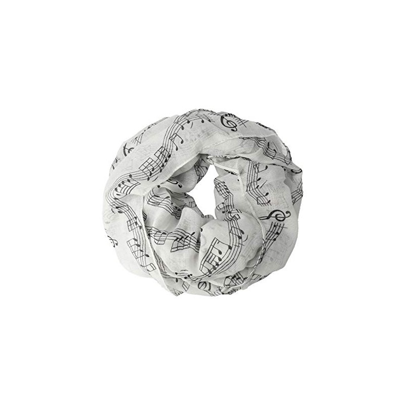 mugesh Round Scarf Music Line Large - Great Gift for