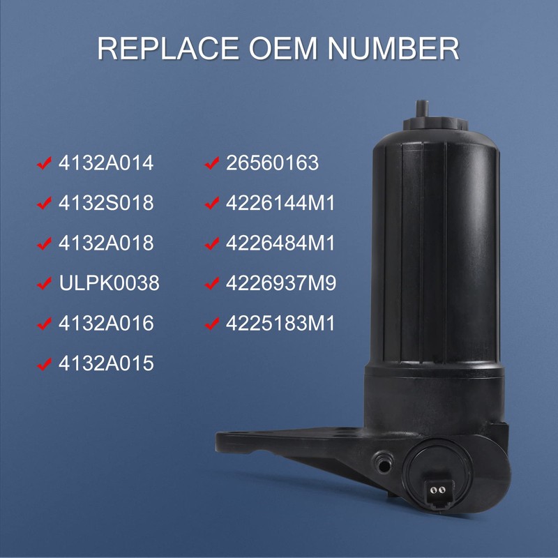 JDMSPEED New Diesel Fuel Lift Pump Oil Water Separator Replacement