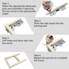 Aluminum Framing Spacing Tool Set - Adjustable 12-16 on Center