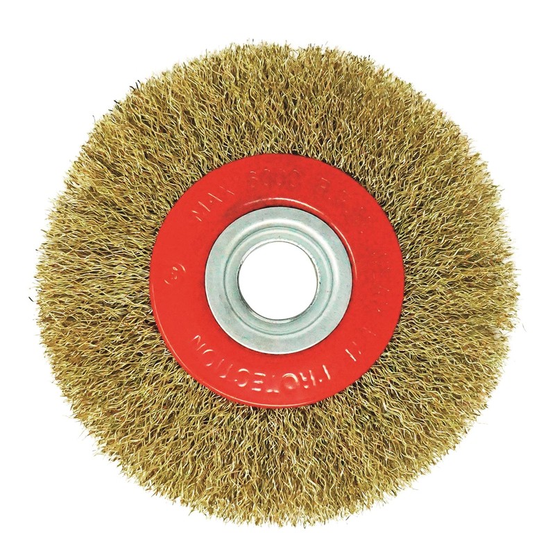 Dapetz ® Brassed Steel Wire Wheel 125mm X 20mm For
