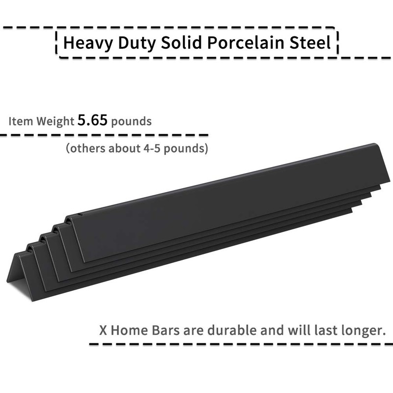 X Home 17.5" Heavier Flavorizer Bars Replacement with Front-Mounted Control,