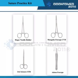 ODM Dental Suture Pad Practice Kit Oral Suture Training Model for Students DS-1629