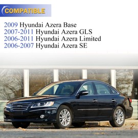X4XZ 4PCS Exterior Outside Door Handles Front & Rear Left&Right Driver&Passenger Side for 2006-2011 Hyundai Azera 826513L000