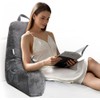 Reading Pillow with Shredded Memory Foam, Large Adult Backrest with