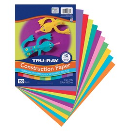 Tru-Ray Tru-Ray Construction Paper, 10 Vibrant Colors, 9" x 12", 150 Sheets