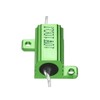 sourcing map Aluminium Housing Resistor 10W 10 Ohm Green Wirewound