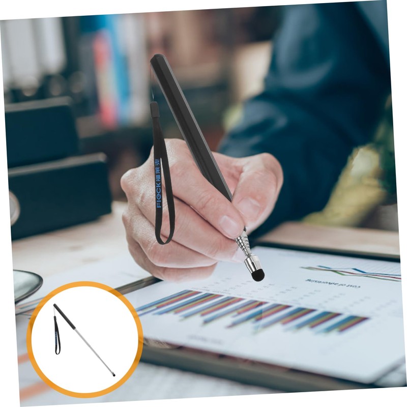 SHOWERORO Extendable Teacher Stick Durable for Classroom Whiteboard Touchscreen and