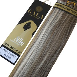 Gala Silky Extension Cabello Lacia 100% Fibra Natural 22 Pulgadas (Ash Blonde)