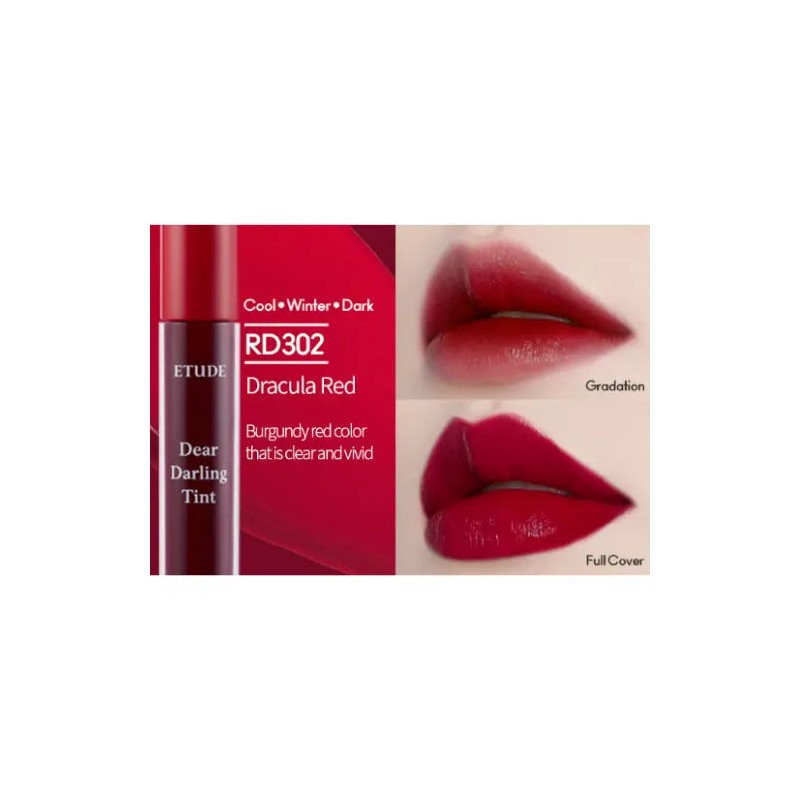 Etude House Dear Darling Water Gel Tint RD302 Dracula Red