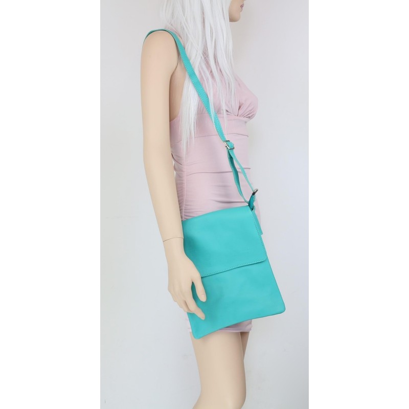 Girly Handbags Womens Italian Soft Leather Cross Body Messenger Bag