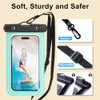 2 Pack Waterproof Phone Pouch with Adjustable Lanyard