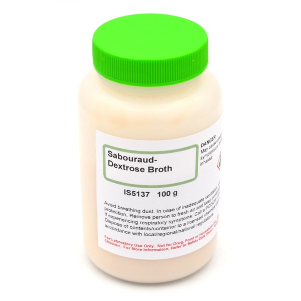 ALDON Innovating Science Sabouraud-Dextrose Broth 100g, Makes 2 Liters of