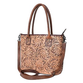 American Darling Tote Hand Tooled Genuine Leather Western Women Bag Handbag Purse | Western Tote Bag | Travel Tote Bags | College Tote Bag | Casual Tote Bag