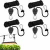 Rope Ratchet Tie Downs, 4mm x 4m Heavy Duty Adjustable