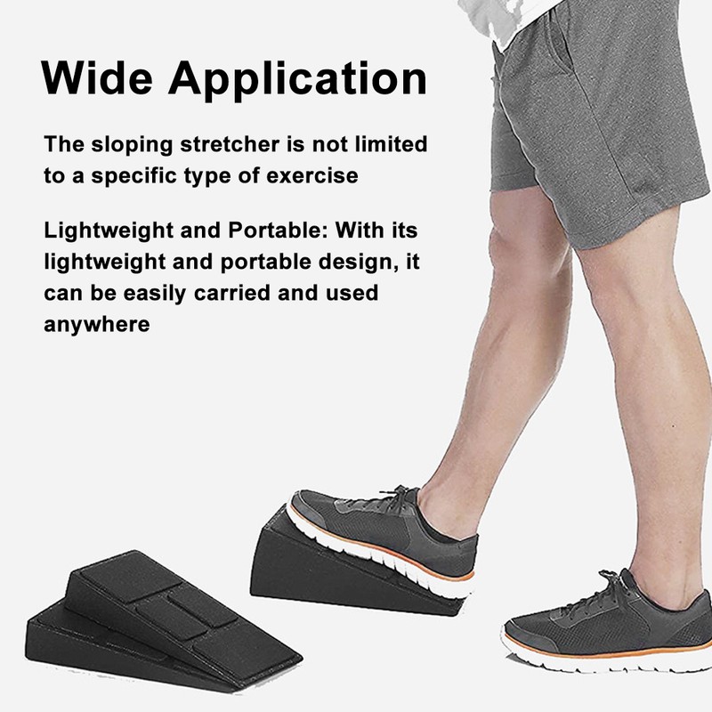 Slant Board Stretching Equipment 3pcs Adjustable EPP Foam Calf Stretcher