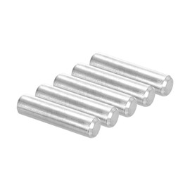PATIKIL 304 Edelstahl-Dübelstift 10x40 mm (2/5" Durchmesser), 5 Stück gehärtete Metall-Dübelstifte Etagenbettstifte Stift-Ersatz-Hardware für Regal-Möbelmontage DIY